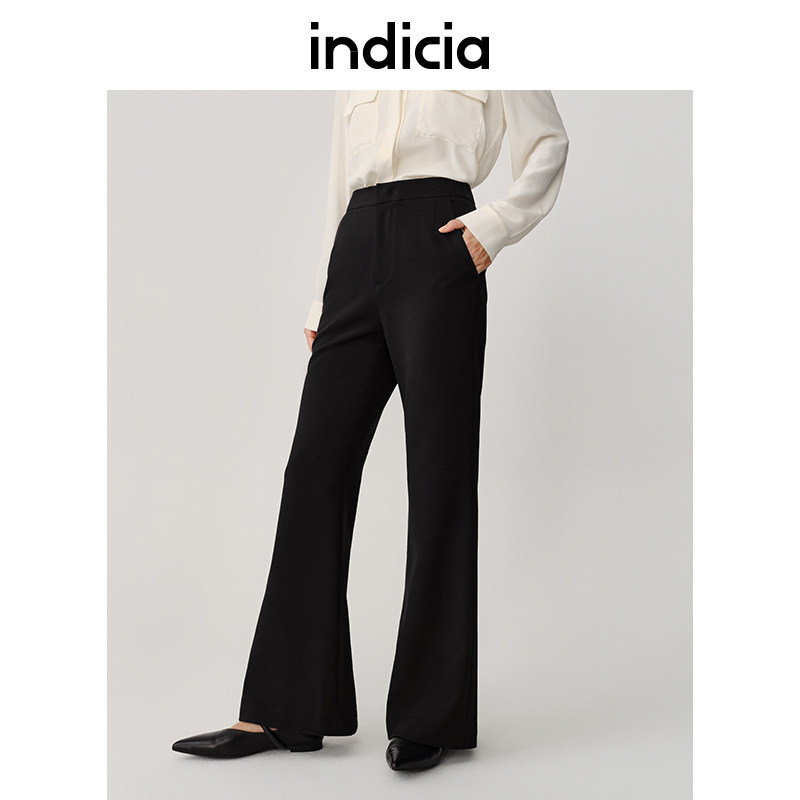 indicia标记休闲微喇长裤显瘦裤子春秋季商场同款女装5C307KZ305