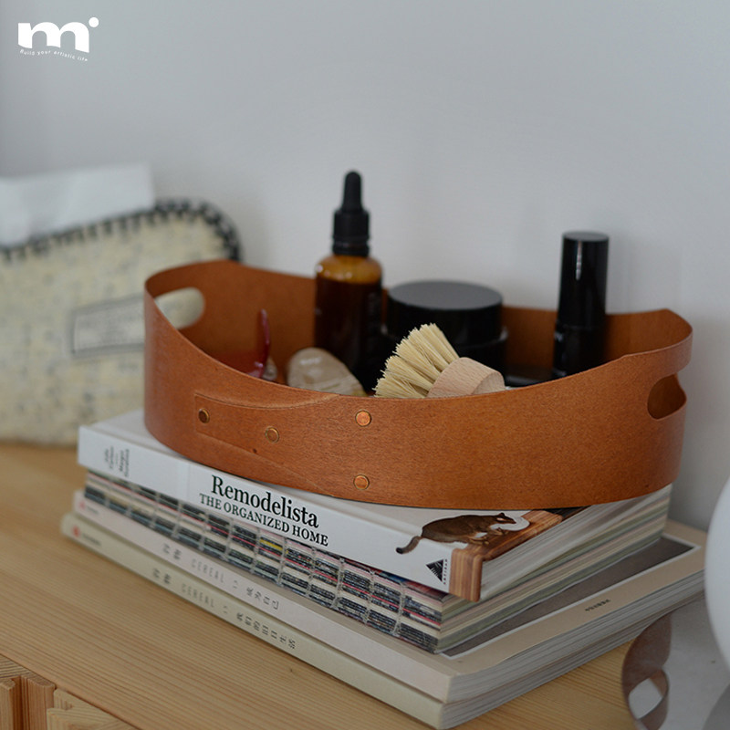 ins手工实木复古风夏克盒手提托盘椭圆形收纳盒北欧化妆置物盒,淘宝优惠券,粉丝福利购,淘宝优惠卷