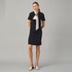TORY BURCH Tang Libaiqi knotted knitted short-sleeved dress 63205