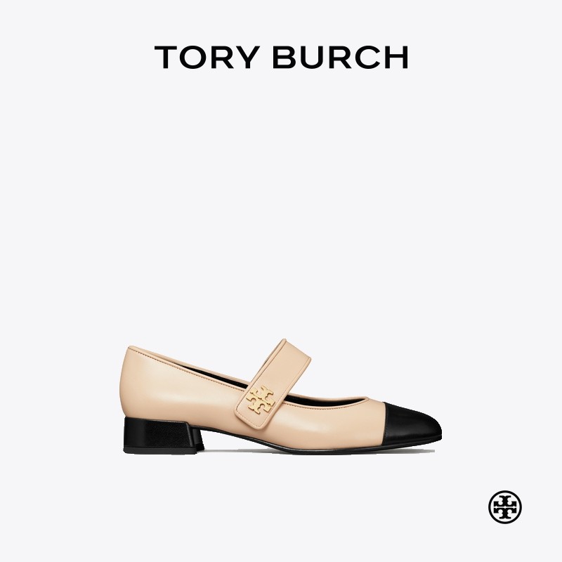 TORY BURCH 汤丽柏琦 玛丽珍拼色芭蕾舞鞋女鞋 161780,淘宝优惠券,粉丝福利购,淘宝优惠卷