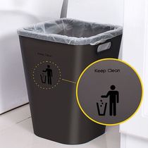 Trash Can Office Special Business Large Number Light Lavish Commercial Toilet Special Bucket Living Room Kitchen Toilet Paper Basket