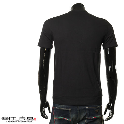 Armani/阿玛尼AX 海外直邮 正品 男士休闲短袖T恤 8NZT76 Z8H4Z - 图1