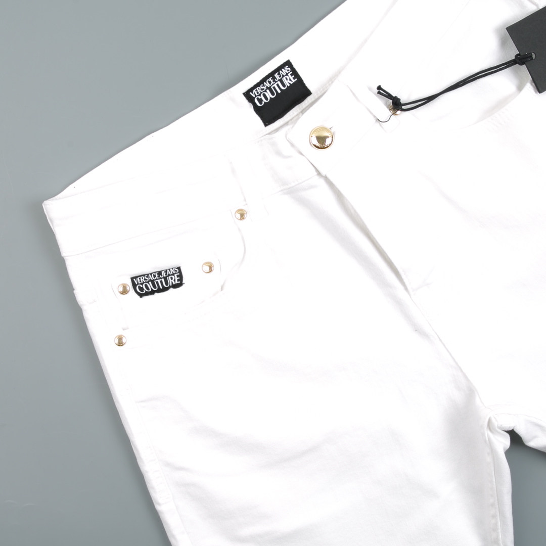 versace /范思哲vj男士白色牛仔裤 叁仟良品海外牛仔裤