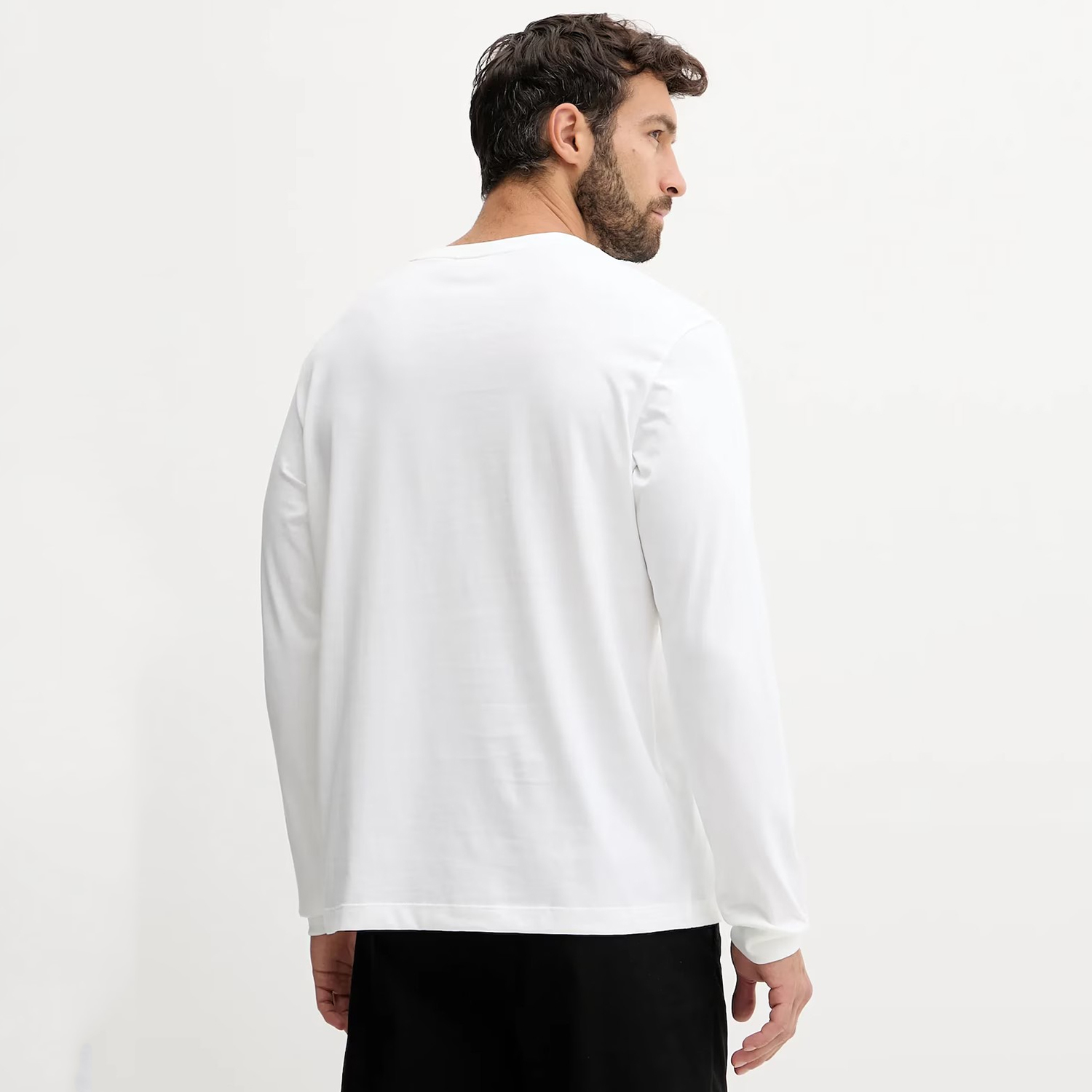 Calvin Klein Jeans CK 男士绣标时尚休闲圆领长袖T恤 LV04RD247G - 图1