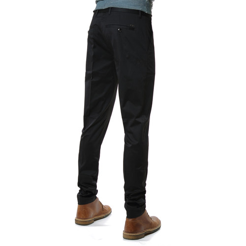 Armani/阿玛尼EA 海外直邮 男士黑色修身休闲裤长裤8N1P15 1NJ7Z - 图1