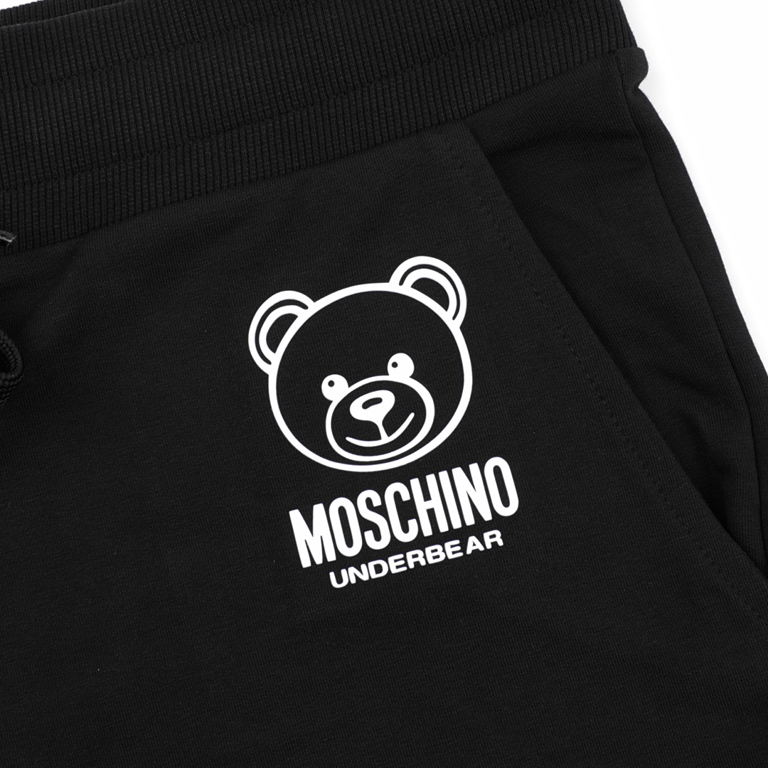 moschino/莫斯奇诺男士时尚潮牌经典小熊运动休闲短裤A6811 4422 - 图2