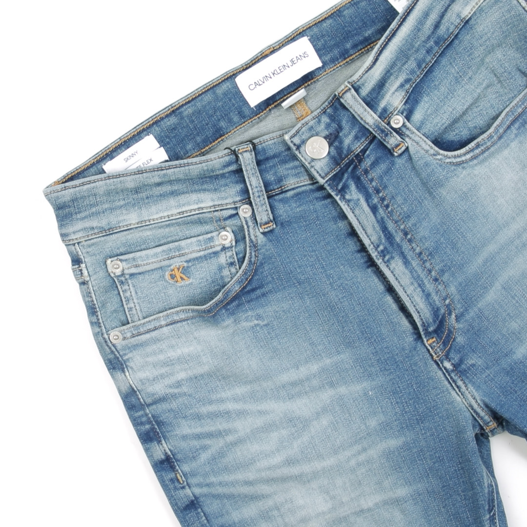 calvin klein男士修身破洞牛仔裤 叁仟良品海外牛仔裤