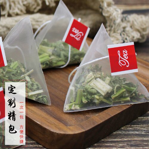 1送1】定制三角包益母草深山烘烤白花益母草茶女性姨妈养生花草茶 - 图1