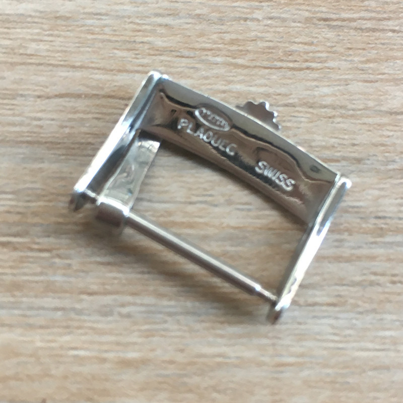 适配劳力士针扣皮带表扣扣子Rolex实心精钢金银色16mm 18mm_虎窝淘