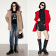 Shopping mall woolen coat for petite mid-length
