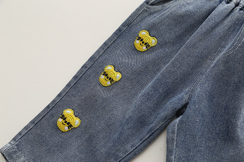 儿童裤子男童牛仔裤宝宝裤春秋装2023新款秋季小男孩休闲宽松长裤,淘宝优惠券,粉丝福利购,淘宝优惠卷