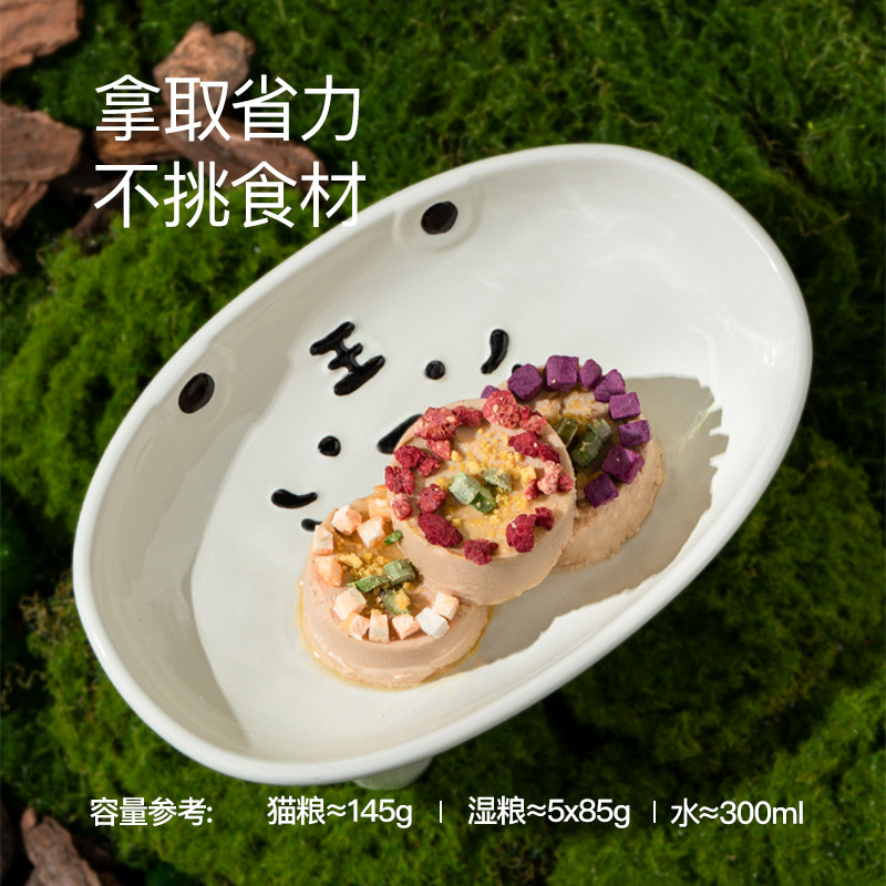 一眯十二生肖亮面东北虎陶瓷猫狗碗护颈大口径多猫家庭喂食碗水碗,淘宝优惠券,粉丝福利购,淘宝优惠卷