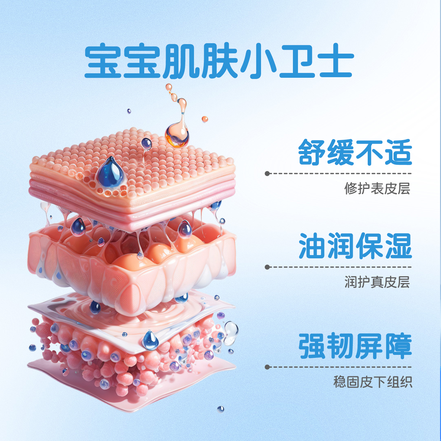 康馨儿草本肤乐舒宁膏宝宝唇周口水湿红pp疹新生婴儿专用护臀膏 - 图1