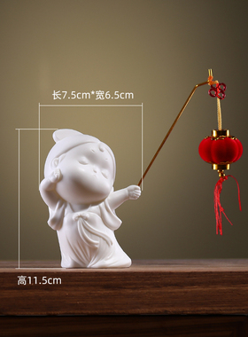 陶瓷唐风客厅玄关茶室线香插