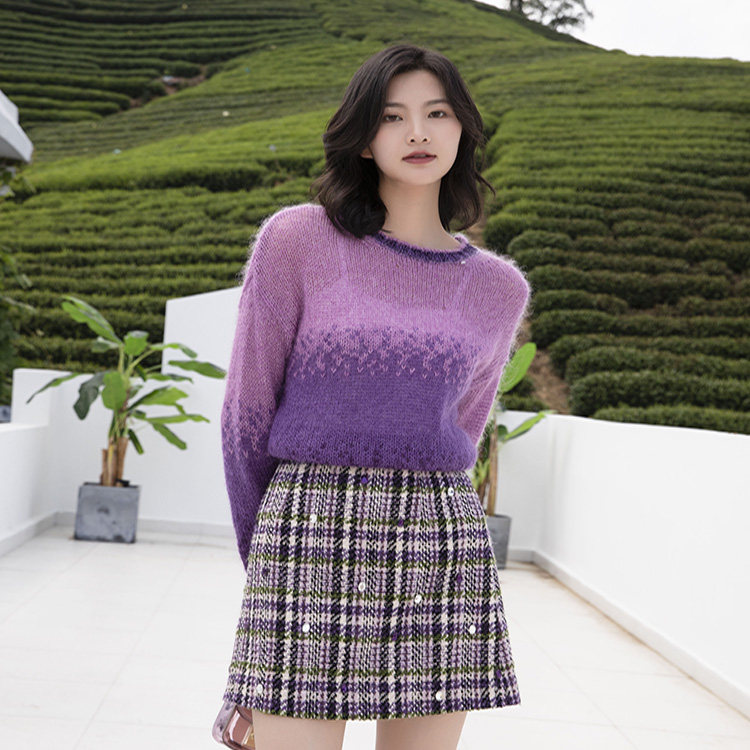 【商场同款】20冬新款魔法紫色小半裙 贝茜妮服饰半身裙