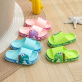 Летние тапочки на платформе, нескользящие мультяшные милые слайдеры для мальчиков, мягкая подошва