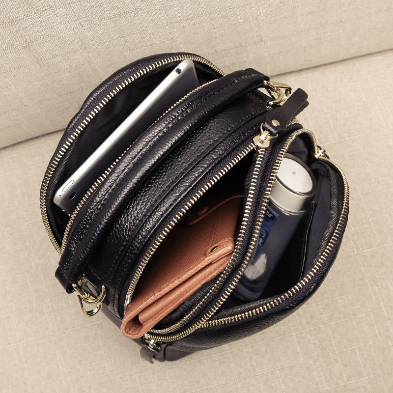 澳迪佳真皮女2020新款潮小水桶包包 澳迪佳女士包袋