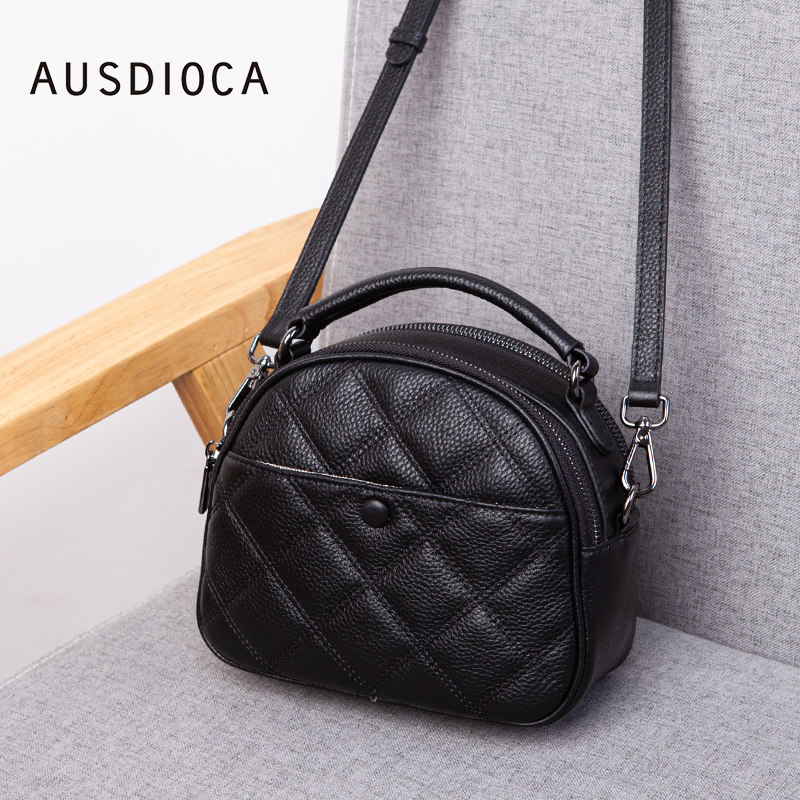 ausdioca/澳迪佳真皮女菱格小包包 澳迪佳女士包袋