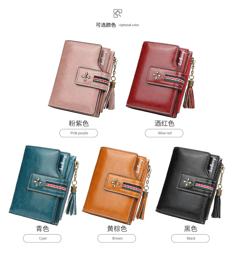 凡元素新款女短款pu皮学生小零钱包 凡元素钱包