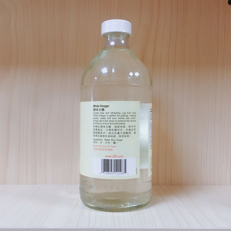 港版李锦记调味白醋473ml 进口蘸着自制柠檬酵素百香果不含酒精 - 图0