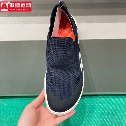 阿迪达斯男鞋2025夏季新款轻便透气休闲鞋运动懒人鞋 JI3503 3502 - 图1