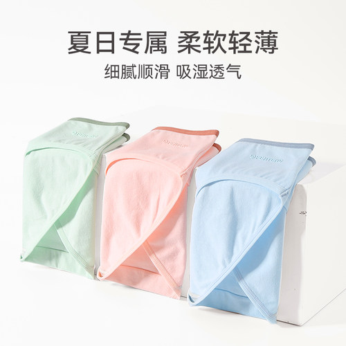 芬腾女士内裤夏季薄款纯棉透气短裤头中腰提臀全棉抗菌内裆三角裤 - 图3