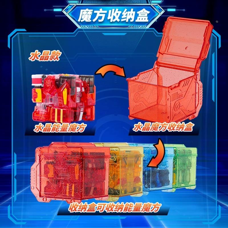 心奇爆龙战车6魔方变形恐龙男孩机器人正版玩具暴新霸王龙金刚六X - 图2
