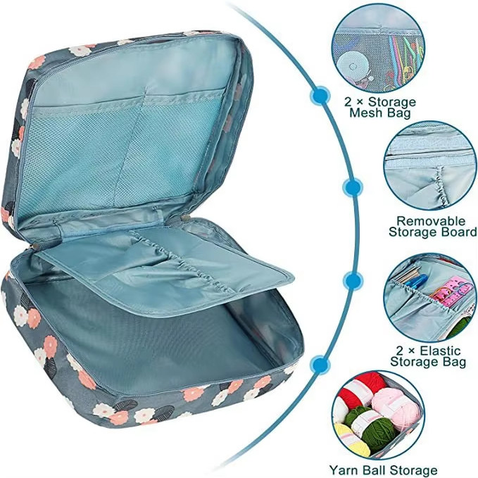 手工编织套装DIY新手钩针材料羊毛编织储物袋钩针套装编织工具包,淘宝优惠券,粉丝福利购,淘宝优惠卷