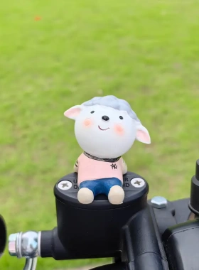 创意可爱爱玛雅迪九号电动车摆件