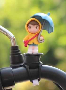 创意可爱饰品电动电瓶车自行车