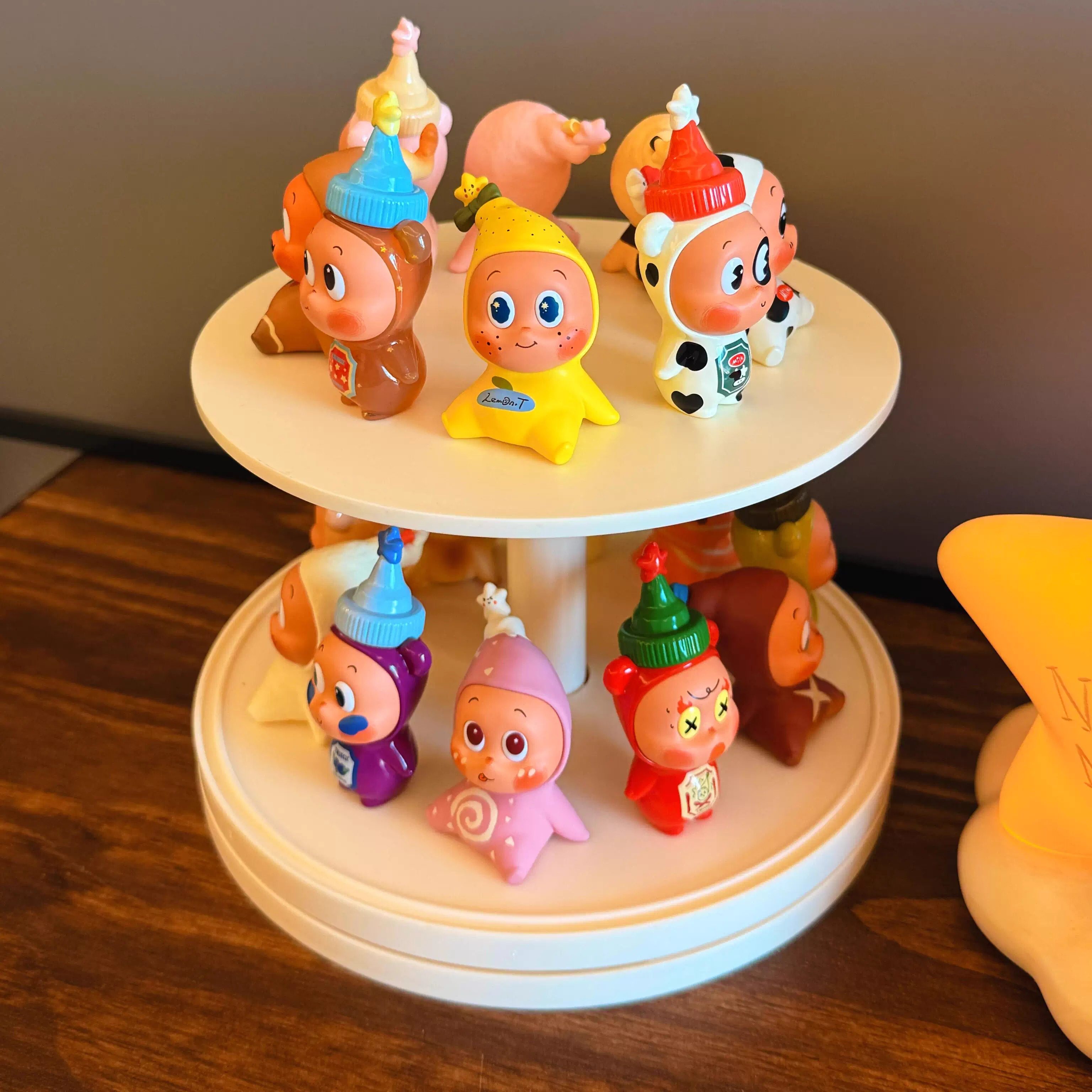 【旋转屋】盲盒展示置物架手办展示柜透明保护罩展示摆台娃娃公仔,淘宝优惠券,粉丝福利购,淘宝优惠卷