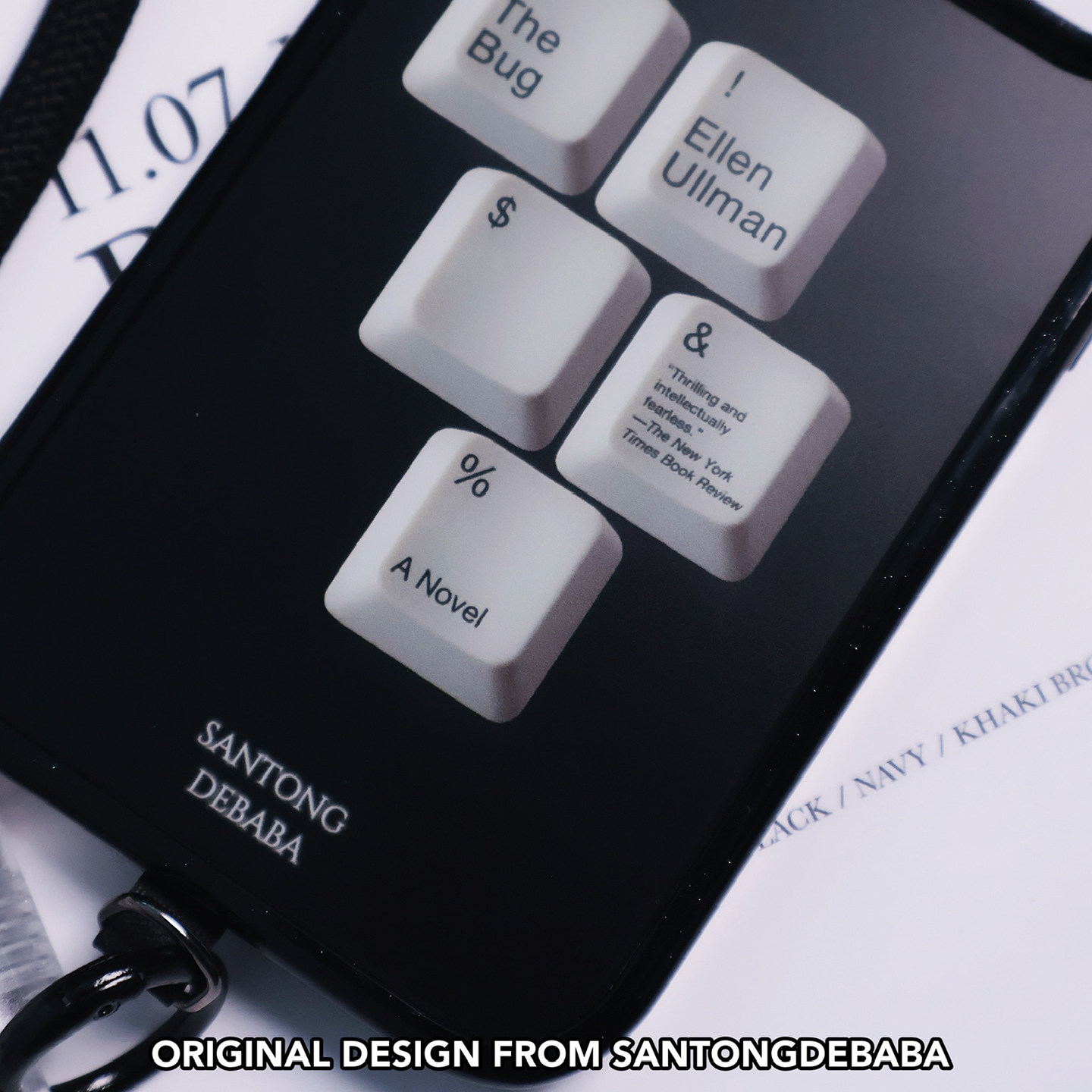 三筒的爸爸闪粉黑边创意键盘苹果17promax手机壳磁吸亮面原创简约适用iphone16pro/15/14/13软边硬壳,淘宝优惠券,粉丝福利购,淘宝优惠卷