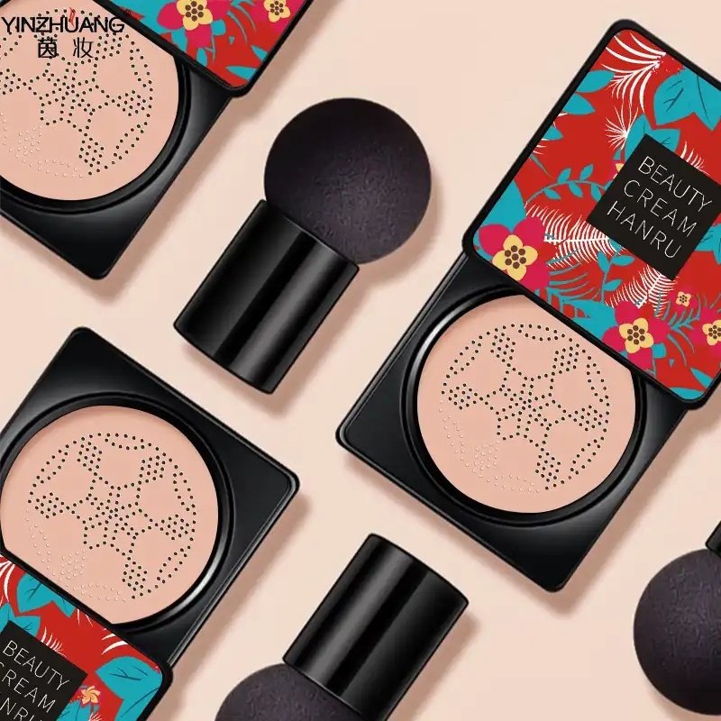 茵妆水光修容气垫美颜霜 裸妆遮瑕保湿提亮肤色小蘑菇头气垫BB霜,淘宝优惠券,粉丝福利购,淘宝优惠卷