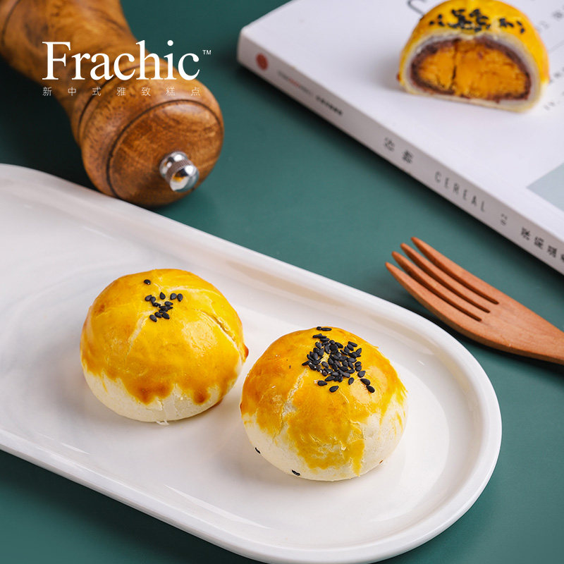 frachic法兰巧心55gx6蛋黄酥 法兰巧心传统糕点