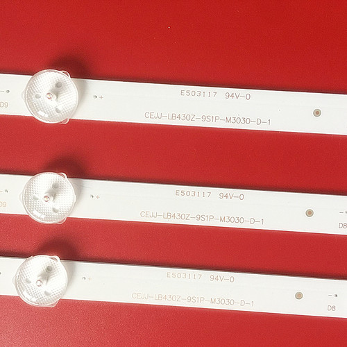 适用AOC LE43M3776灯条ShineOn 2D03459 Rev.C背光灯条9灯3条定制 - 图1