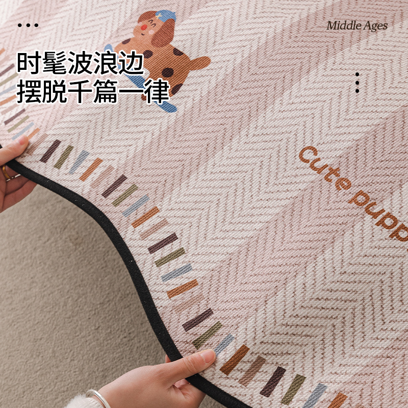 2025新款卡通沙发垫盖布四季通用可爱风座垫套罩固定防滑坐垫子 - 图1