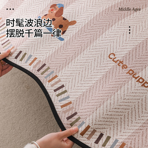 2025新款卡通沙发垫盖布四季通用可爱风座垫套罩固定防滑坐垫子 - 图1