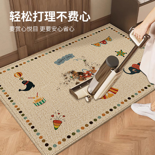 2026新款入户门地垫进门门垫子玄关门口脚垫耐脏防滑地毯可裁剪 - 图2