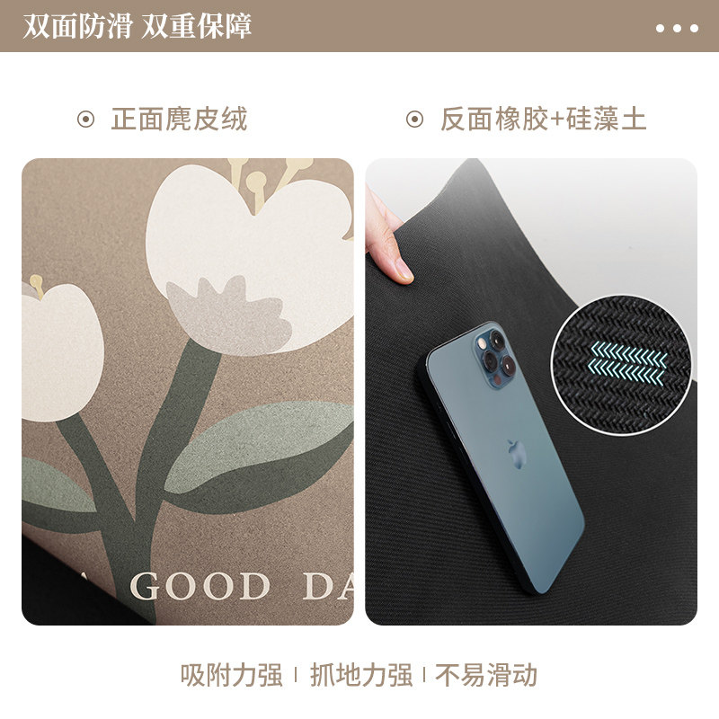 吸水卫生间门口防滑子洗手间软地垫 霏淘地垫