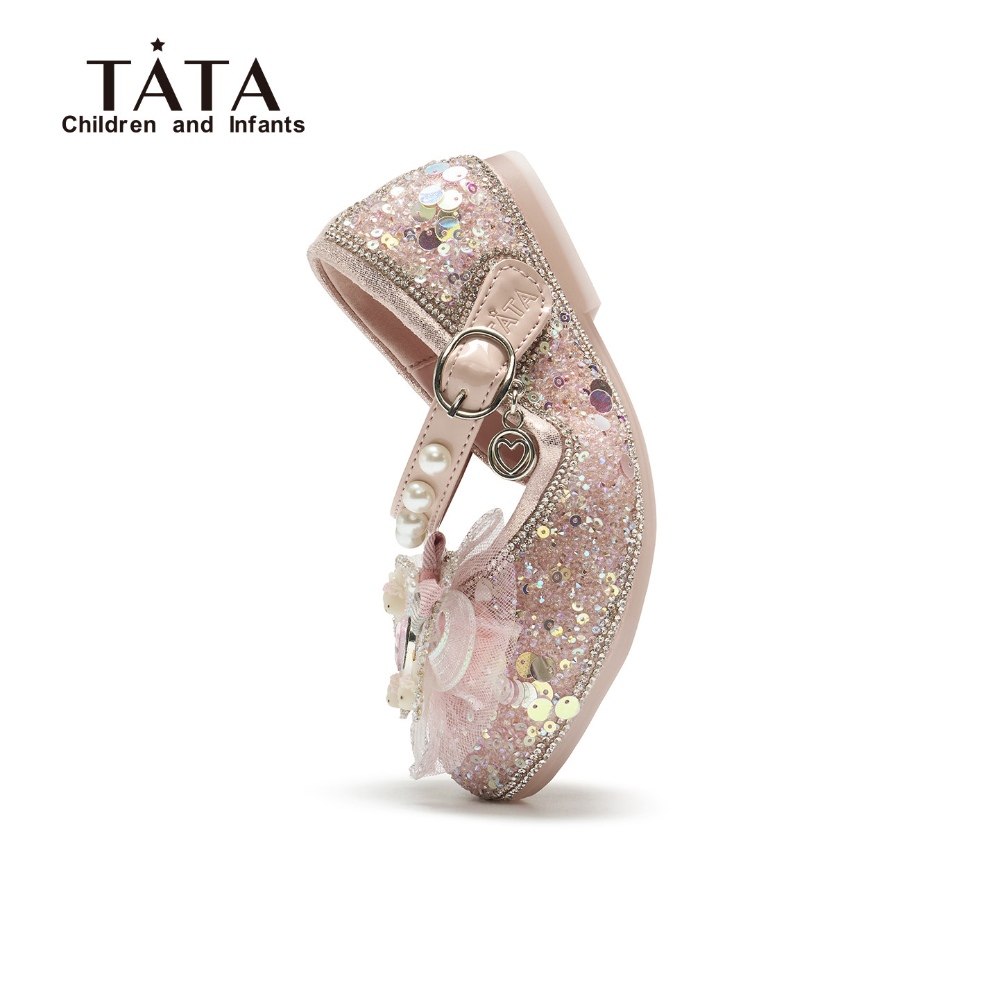 他她童鞋女童公主鞋春季新款单鞋艾莎女宝宝儿童小女孩闪闪水晶鞋,淘宝优惠券,粉丝福利购,淘宝优惠卷