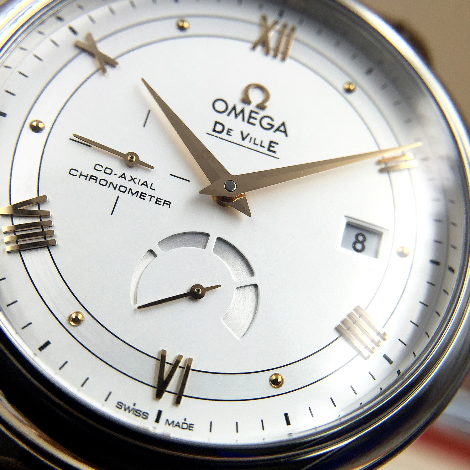 瑞士欧米茄碟飞系列机械皮带男表 运洪金海外瑞士腕表