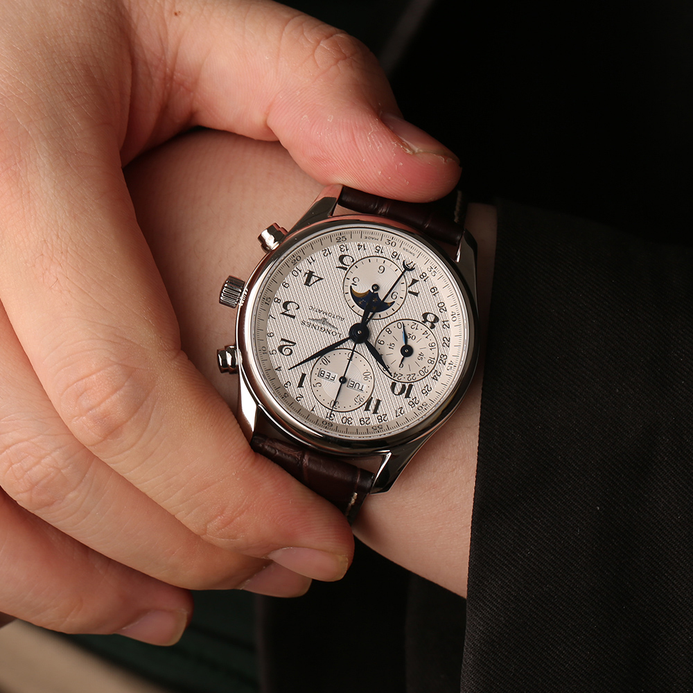 longines浪琴名匠系列经典八针男表 运洪金海外瑞士腕表