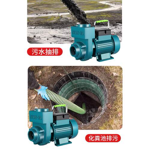 污水泥浆农用大流量自吸泵离心泵抽水机抽水泵220V家用化粪池清水 - 图0