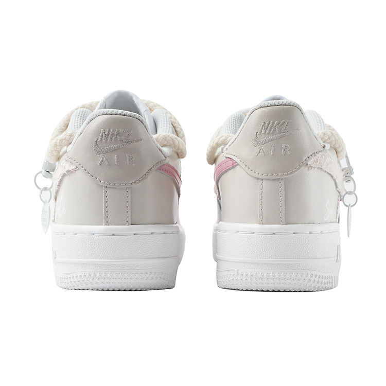耐克Nike Air Force 1 AF1空军一号甜蜜微笑休闲板鞋女子定制鞋,淘宝优惠券,粉丝福利购,淘宝优惠卷
