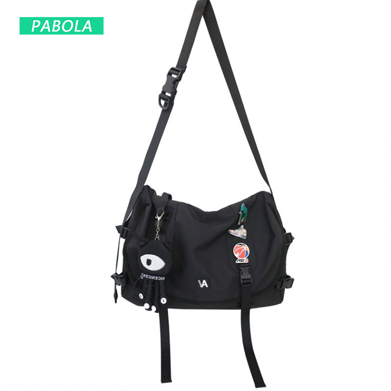 工装大容量潮牌学生街头潮流斜挎包 帕柏拉男士包袋