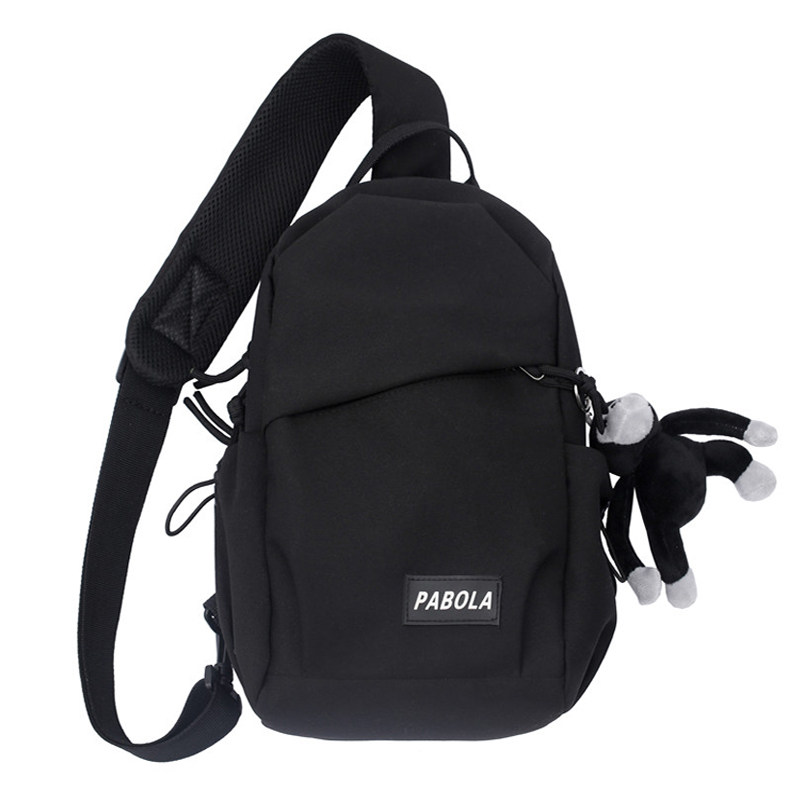 轻便简约潮牌小型胸包休闲斜挎包 帕柏拉男士包袋