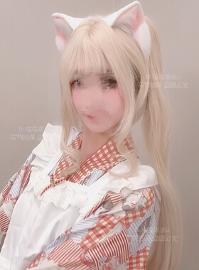 猫耳兽耳猫猫祟祟手作发箍软萌