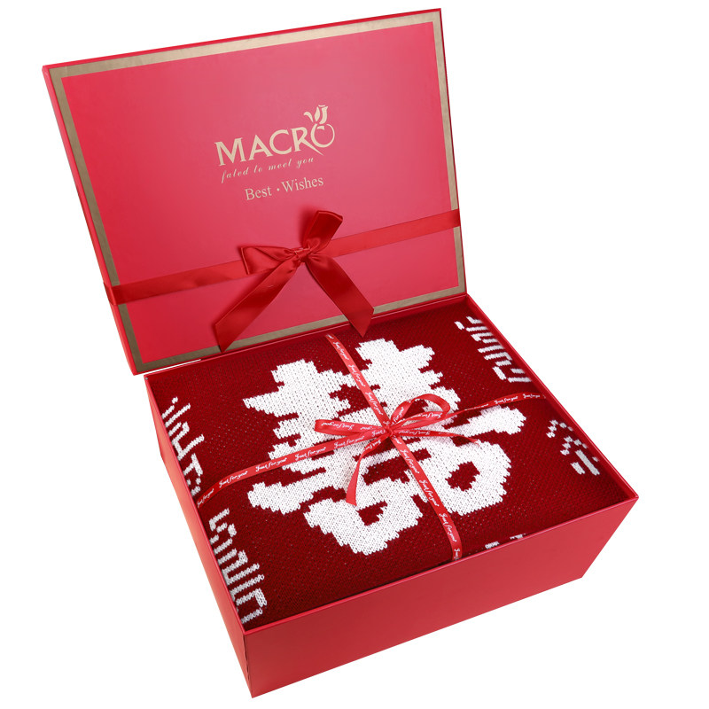 新婚礼物结婚送新人新娘闺蜜姐姐妹妹订婚高档实用小众高级百喜毯