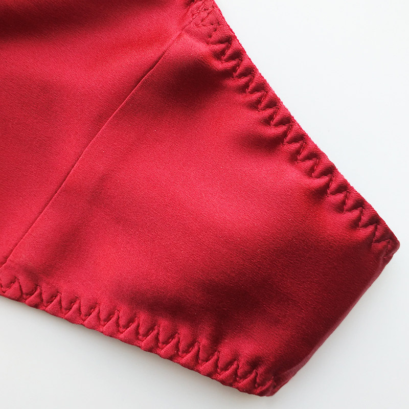 桑蚕丝中腰性感内裤 情调诱惑无痕小裤头 丝绸本命红细带丁字裤女,淘宝优惠券,粉丝福利购,淘宝优惠卷