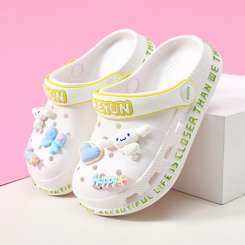 女童洞洞鞋儿童凉鞋夏季新款防滑软底大童宝宝女孩拖鞋外穿沙滩鞋,淘宝优惠券,粉丝福利购,淘宝优惠卷